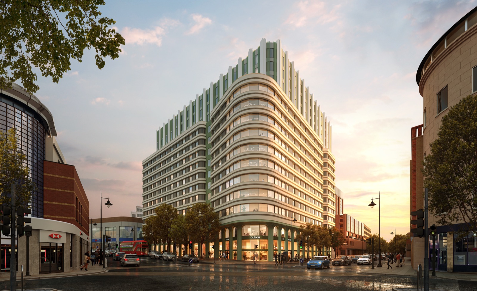 CGI of Georges House, Wimbledon
